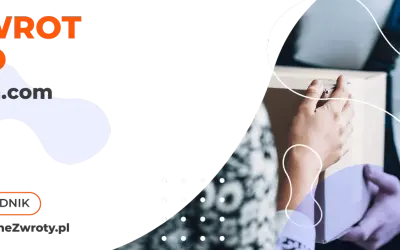 Zwrot do zara.com. Poradnik WygodneZwroty.pl. Dwie osoby przekazują sobie paczkę.